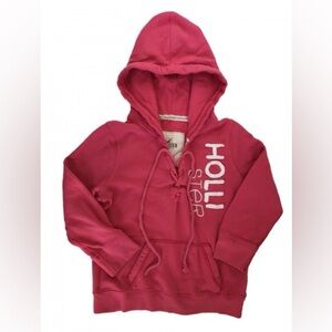 Hollister Bright Pink Pullover Hoodie